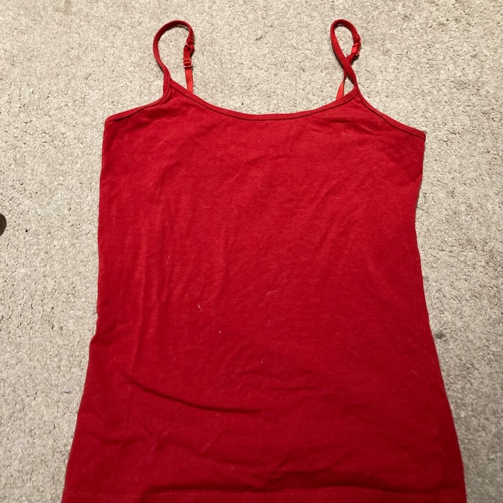 Architect, Large, Red Tank Top